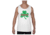 Thin Blue Line Thin Red Line Tank, Shamrock, White - STPAT-TRL-TANK-WHITE-XXL