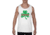 Thin Blue Line Thin Red Line Tank, Shamrock, White - STPAT-TRL-TANK-WHITE-LARGE