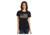 Thin Blue Line Women's - Short Sleeve Classic Thin Gold Line - WOMEN-CLASSIC-GOLD-BLACK-XXL
