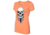 Thin Blue Line Women's Short Sleeve - Halloween Thin Blue Line, Orange - WOM-TBL-HALO-ORG-XXL