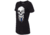Thin Blue Line Womens Short Sleeve - Halloween Thin Blue Line, Black - WOM-TBL-HALO-BLK-L