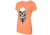 Thin Blue Line Womens Short Sleeve - Halloween Thin Blue Line, Orange - WOM-TBL-HALO-ORG-L