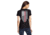 Thin Blue Line Womens T-shirt - Honor/respect Thin Red Line - TRL-WOM-BLACK-LARGE