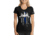 Thin Blue Line Womens T-shirt, Ny Large, - NY-LRG-TBL-WOM-SHIRT-BLK-L