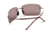 Maui Jim Thousand Peaks Sunglasses w/ Burgundy Frame and Maui Rose Lenses - R517-07, Back View