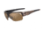 Tifosi Optics Elder Sunglasses - Crystal Brown Frame w/Brown,AC Red and Clear Lens 1170104702