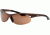 Timberland TB7069 Sunglasses w/ Cutout Detail, Metallic Dark Brown Frame &amp; Solid Brown Lens TB70690048E