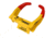 Trimax Deluxe Universal Wheel Chock Lock, Yellow/Red, 10,5in 4010217
