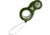 Trophyline Lift R4 Ascender 8-13mm, Ranger Green, 1103543
