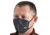 TRYBE Defense Breathing Armor Reusable 4 Layer Water Repellent Face Mask, Gray, One Size Fits All TRBMASK-1