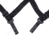TUFF Products 2-Point Tactical Duty Suspenders w/ Contour X Harness, Black Basketweave Keepers, 1.5in. Elastic 7172-BWA