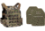 UARM UPC Ultralight Plate Carrier, Multicam, Medium, w/ 2 SA3U Level III+ UHMWPE SAPI Armor Plates