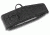 Uncle Mike's Law Enforcement Tactical Rifle Case, 33x10in w/ 3 Magazine Pouches - Black - 52121 