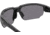 Under Armour Blitzing Sunglasses with Shiny Black Frame and Green Temple Tips with Green to Grey Lens, Medium, UA0012S 7ZJ-Z9