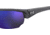 Under Armour Blitzing Sunglasses with Transparent Grey Frame and Blue to Grey Mirror Lens, Medium, UA0012S KB7-W1