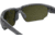 Under Armour Blitzing Sunglasses with Transparent Grey Frame and Blue to Grey Mirror Lens, Medium, UA0012S KB7-W1