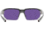 Under Armour Blitzing Sunglasses with Transparent Jet Grey Frame and Violet Blue Gold Tuned Mirror Lens, Medium, UA0012S 268-PC