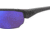 Under Armour Blitzing Sunglasses with Transparent Jet Grey Frame and Violet Blue Gold Tuned Mirror Lens, Medium, UA0012S 268-PC