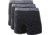 Under Armour Charged Cotton 6inch 3 Pk, Black/grey Band - 12772790013XL