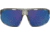 Under Armour UA Strive Sunglasses, Hi Pro Blue Mirror Lens, Gloss Crystal Smoke, One Size Fits Most, UA8600108-040162