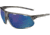 Under Armour UA Strive Sunglasses, Hi Pro Blue Mirror Lens, Gloss Crystal Smoke, One Size Fits Most, UA8600108-040162
