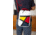 Urbn Chc Metis Bulletproof Bag, White/Black/Red/Blue/Yellow, Medium, METWHT/002