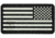 Vanquest Gear US Flag Reversed / Right-Star - Glow In The Dark Patch, Black, 9ZUSFGR-275-BK-GITD