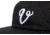 Vast Big V Snapback Hat, One Size B3279-Black