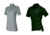 Vertx Womens Coldblack Short Sleeve Polo, Grey, Spruce Green