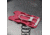 Vice Hardware F1 Red CF Wallet, 2.35in x 3.65in x 0.32in. Red Anodized Aircraft Grade Aluminum Body w/ Carbon Fiber Inlay, F1RED