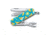 Victorinox Classic SD Small Pocket Knife with Scissors and Screwdriver, Banana Split, 58mm 0.6223.L1908US2