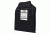 Vism Ballistic Soft Panel -Shooters Cut 11in X14in, Black BSC1114