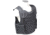 VISM Black Outer Carrier Vest w/Four Level IIIA Ballistic panels, Small, Black, BSO3AVBS