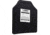 VISM LVL III+ SRT Ceramic/PE Ballistic Plate, 10X12, Curved Shooters Cut, Black, BP3PC1012