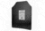 VISM LVL IIIA UHMWPE Hard Ballistic Plate, 11X14, Curved Shooters Cut, Black, BUDC1114
