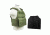Vism Plate Carrier Vest w/2 10x12in Level IIIA Shooters Cut Hard Ballistic Panels, Green BUCCVPCV2924G-A
