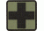 Voodoo Tactical Rubber Patch, First Aid Symbol, OD Green, 07-0990004000