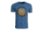 Vortex Men's SS Faded Chest Logo Tee, Royal Heather, L 219060-NAH-L