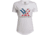 Vortex Stars and Stripes SS T-Shirt - Womens, White, L, 121-49-WHIL