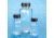 VWR French Square Bottles, Clear, Wide Mouth VW5611220V21 Convenience Packs With Caps Attached