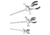 VWR Talon Three-Prong Clamps, Stainless Steel 915852