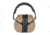 Walkers EXT External Folding Range Shooting Ear Muffs, 30 dB NRR, FDE, GWP-EXFM3-FDE