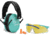 Walker's GWP-YWFM2GFP-LTL Folding Muff Combo Kit 23 DB Over The Head Polymer Tea