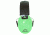 Walkers Dual Colored Passive Ear Muffs, 27 dB NRR, Hi-Viz Green, GWP-DCPM-HVG