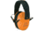 Walkers Folding College 23dB Muff, Burnt Orange/White, Burnt Orange, GWP-FCM-BOW
