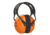 Walkers GWP-SF-PSM-LG Maxprotec Polymer/Plastic 28 DB Over The Head Orange Ear