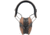 Walkers Razor Slim Electronic Muff, Brown, GWP-RSEM-LEB