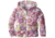 White Sierra Printed Winter Blossom Bomber Hoody - Girls