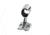 Whitecap Forward Handrail Stanchion - 316 Stainless Steel - 1" Tube O.D. 50255