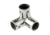 Whitecap O.D. SS 3-Way Corner Fitting 7/8" 44661